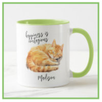 Tabby Cat Happiness est contagieux Personnalisé