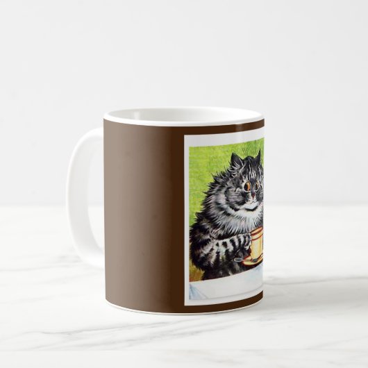 Mug Tabby Cat Mug, Louis Wain, (Devant gauche)