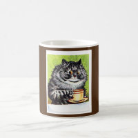 Tabby Cat Mug, Louis Wain,
