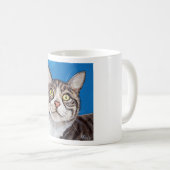 Mug Tabby Cat Peinture (Devant droit)