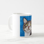 Mug Tabby Cat Peinture (Devant gauche)