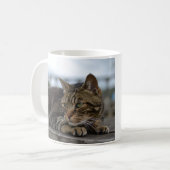 Mug Tabby cat prêt à l'action (Devant gauche)