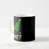Mug Tabby Cat Xmas Cat Pushing Christmas Tree Over Cat (Devant gauche)