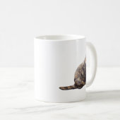 Mug Tabby Chat dans les nuances de Brown (Devant droit)