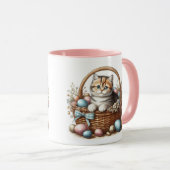 Mug Tabby de Pâques Kitty (Devant droit)