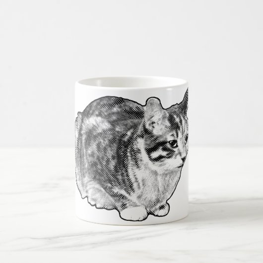 Mug Tabby Fireside avec points baisés à la neige (Centre)