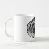 Mug Tabby Fireside avec points baisés à la neige (Gauche)