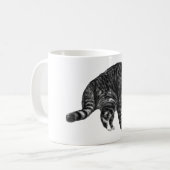 Mug Tabby Glow par Winter Window (Devant gauche)