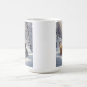 Mug Tabby gris orange et chats blancs (Centre)