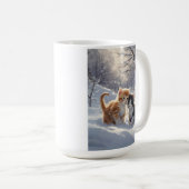 Mug Tabby gris orange et chats blancs (Devant droit)