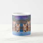 Mug Tabby Kittens dans une rangée (Centre)