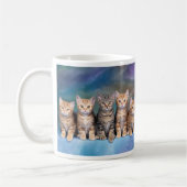 Mug Tabby Kittens dans une rangée (Gauche)