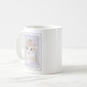 Mug Tabby Orange Kitten Peinture - Art Chat original (Devant gauche)