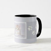 Mug Tabby Orange Kitten Peinture - Art Chat original (Devant droit)