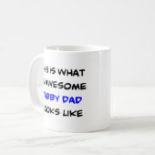 Mug tabby papa, génial (Devant gauche)