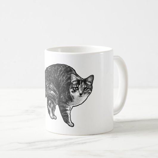 Mug Tabby Under Snowlight Glow (Devant droit)