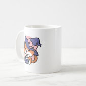 Mug Tabby Witch Brew – Joli design de chat pour Hallow (Devant gauche)