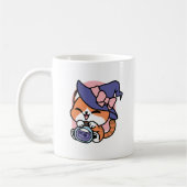 Mug Tabby Witch Brew – Joli design de chat pour Hallow (Gauche)