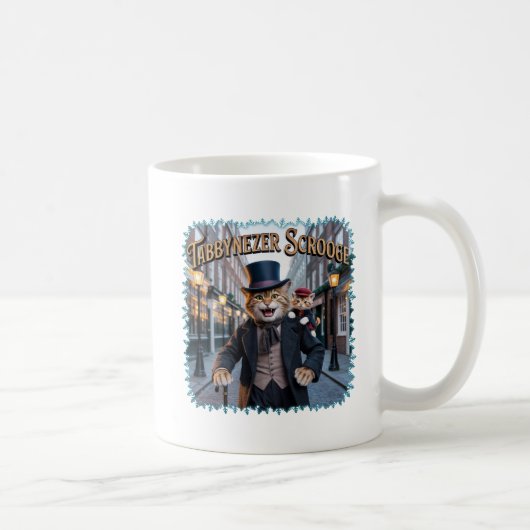 Mug Tabbynezer Scrooge Illustration – Tabby Scrooge (Droite)