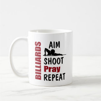 Mug Table de billard drôle blague de visée
