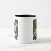 Mug Table de billard Lifelike avec boules et craie (Centre)