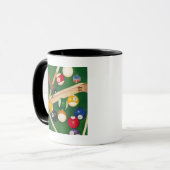 Mug Table de billard Lifelike avec boules et craie (Devant gauche)