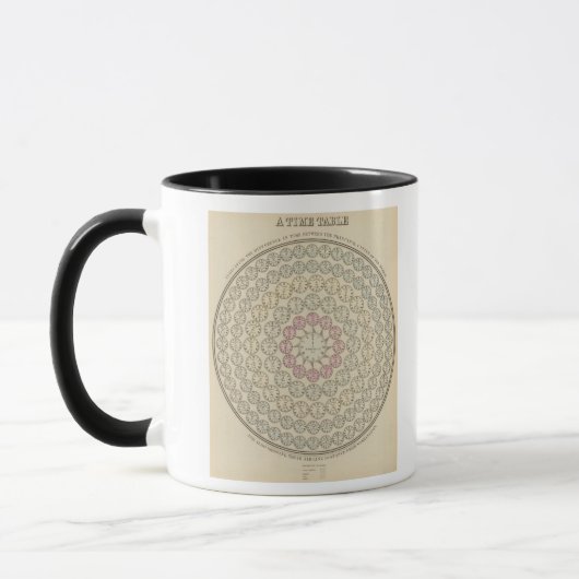 Mug Table horaire (Gauche)