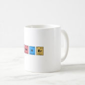 Mug Table périodique de l'enseignant (Devant droit)