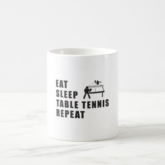 Mug Table Tennis Paddle Ping Pong Répéter l'idée cadea (Centre)