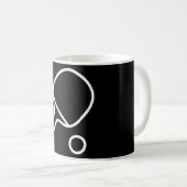 Mug Table Tennis Racket And Ball Retro Ping Pong (Devant droit)