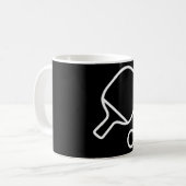 Mug Table Tennis Racket And Ball Retro Ping Pong (Devant gauche)