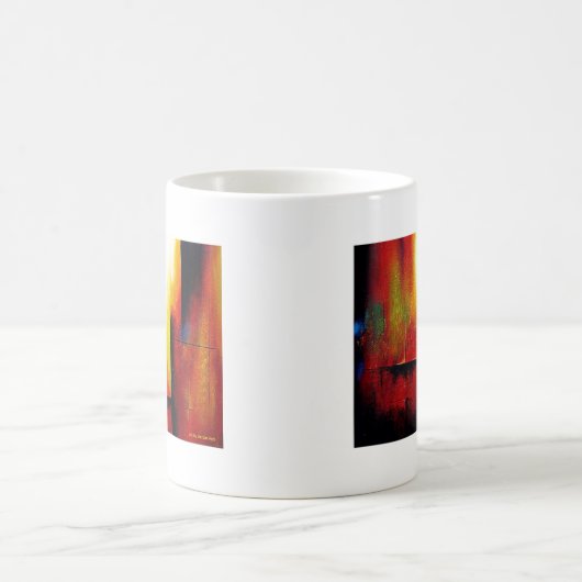 Mug Tableau Abstrait de Hizli (Centre)
