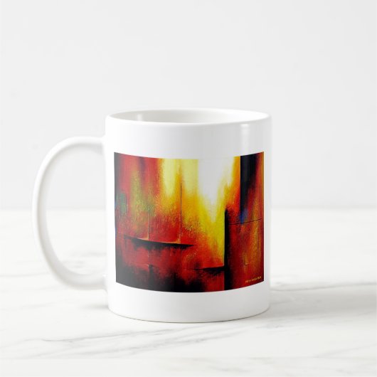 Mug Tableau Abstrait de Hizli (Gauche)