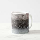 Mug Tableau abstrait noir et blanc (Devant droit)