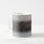 Mug Tableau abstrait noir et blanc (Devant gauche)