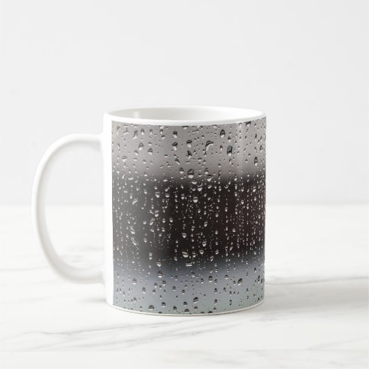 Mug Tableau abstrait noir et blanc (Gauche)
