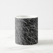 Mug Tableau abstrait noir et blanc (Centre)