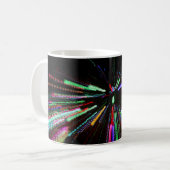 Mug Tableau abstrait rouge, vert et bleu (Devant gauche)