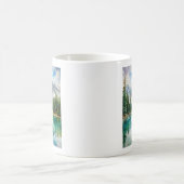 Mug Tableau aquarelle du parc national Jasper (Centre)
