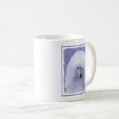 Mug Tableau blanc standard de caniche - Art original d (Devant droit)