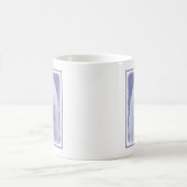 Mug Tableau blanc standard de caniche - Art original d (Centre)
