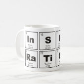 Mug Tableau chimique périodique des éléments : InSPIRa (Devant gauche)