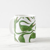 Mug Tableau d'aquarelle blanc crocodile (Devant gauche)