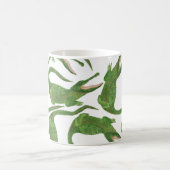 Mug Tableau d'aquarelle blanc crocodile (Centre)