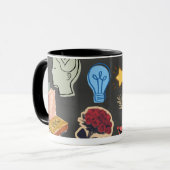 Mug Tableau d'art de studio créatif (Devant gauche)