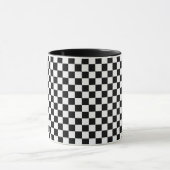 Mug Tableau de bord classique noir et blanc par STaylo (Centre)