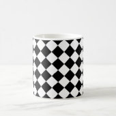 Mug Tableau de bord noir et blanc À damiers Drapeau (Centre)