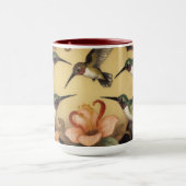 Mug tableau de colibri Art Nouveau (Centre)