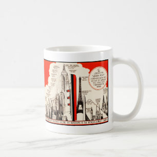 Mug Tableau de comparaison de la reine Mary