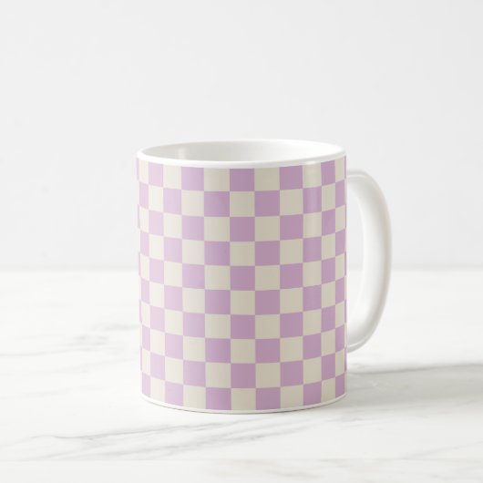 Mug Tableau de contrôle blanc Lavender et Off (Devant droit)